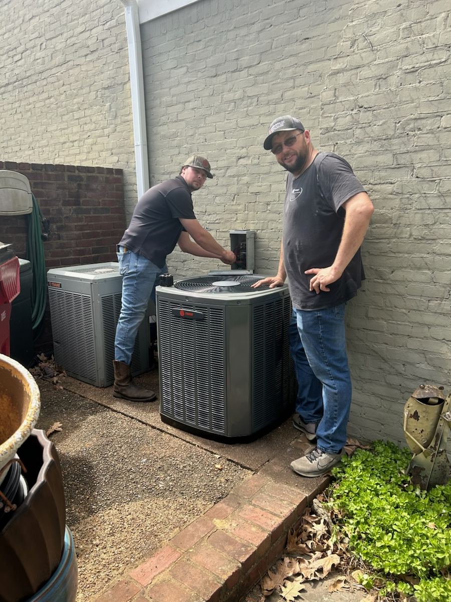 The Comfortable LLC crew on the job
